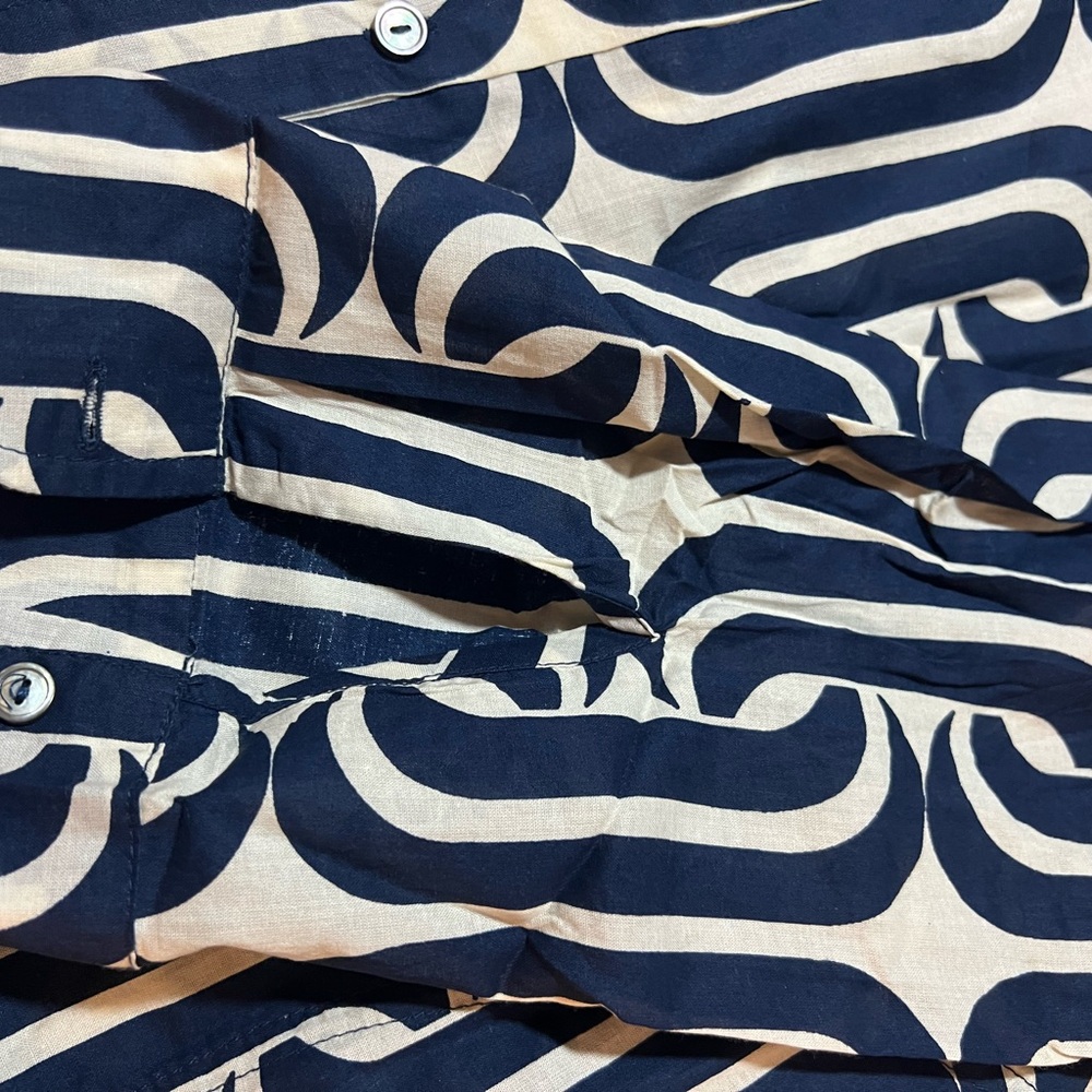 Velvet by Graham & Spencer Navy and White Maxi Dress - Picture 8 of 16
